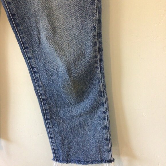 Madewell The Perfect Vintage Jean Blue Jeans Frayed Ends Petite - Picture 11 of 14